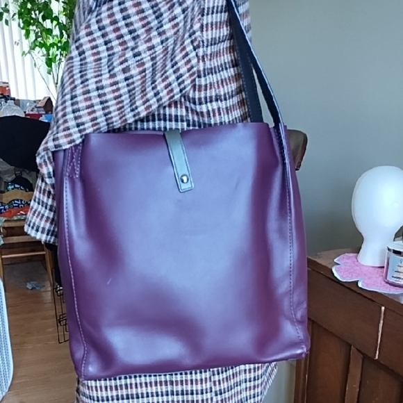 Rag And Bone Merlot Leather Passenger Tote - Main Image